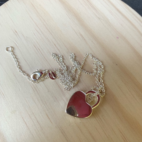 Sterling Silver 925 Heart Necklace - Picture 4 of 4